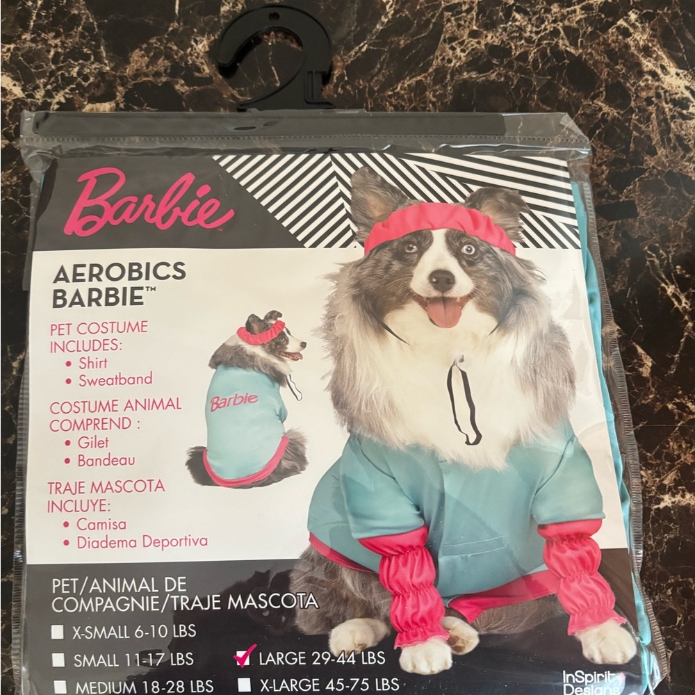 5/$25 Halloween Barbie Pet Aerobics Costume‎